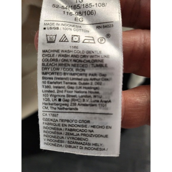 Banana Republic Henley Sweater Mens XXL Beige 100% Cotton - Picture 4 of 4